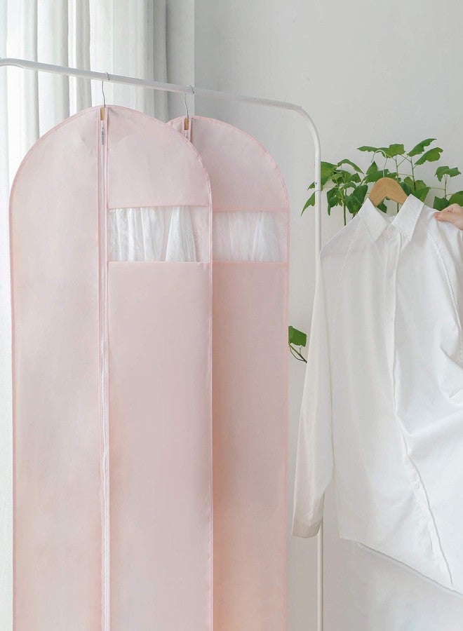 MARMINS Suit Bag for Storage and Travel, (Set of 2 (23.3" x 50") Pink) - Image 3